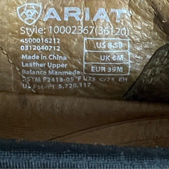 ARIAT Safety Clog Steel Toe Women’s Size 8.5 Brown Distressed - Picture 12 of 12